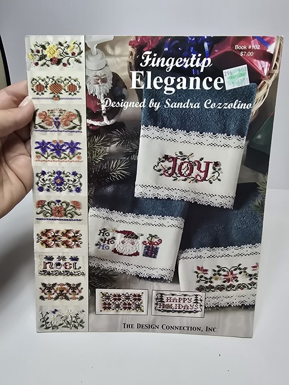 The Design Connection Cross Stitch Pattern FINGERTIP ELEGANCE #102 Christmas